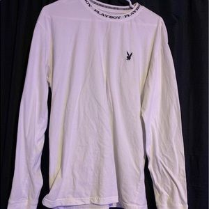 White Playboy Long Sleeve